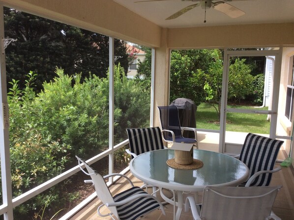 House, Multiple Beds, Patio, Garden View | Outdoor dining