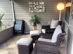 Villa, plusieurs lits, patio, vue jardin | Terrasse/Patio