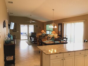 Villa, Multiple Beds, Lanai, Garden View | Interior