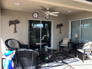 Villa, Multiple Beds, Lanai, Garden View | Terrace/patio - 1023 Blue Heron Ave (The Villages)