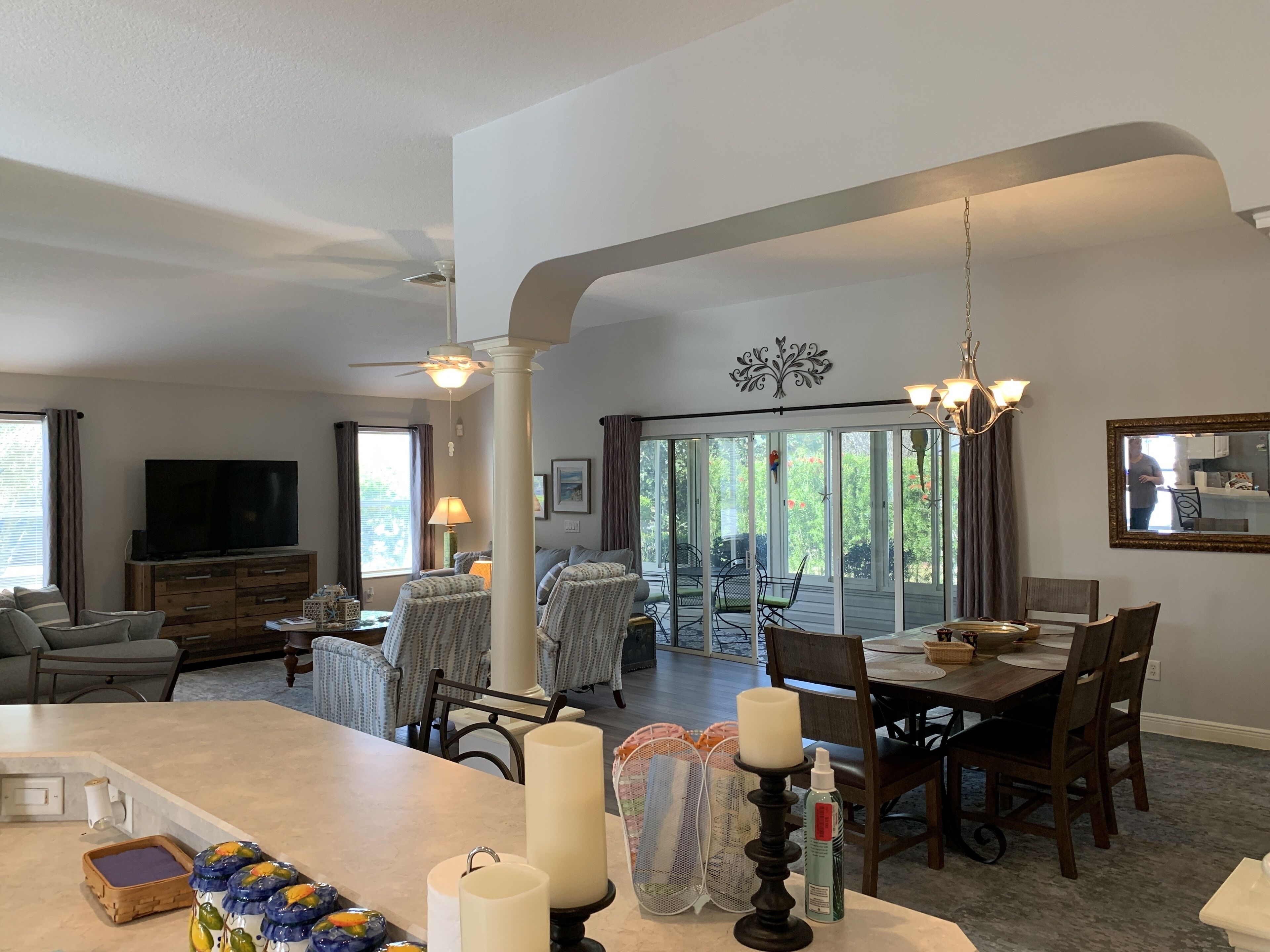 House, Multiple Beds, Lanai, Garden View | Dining