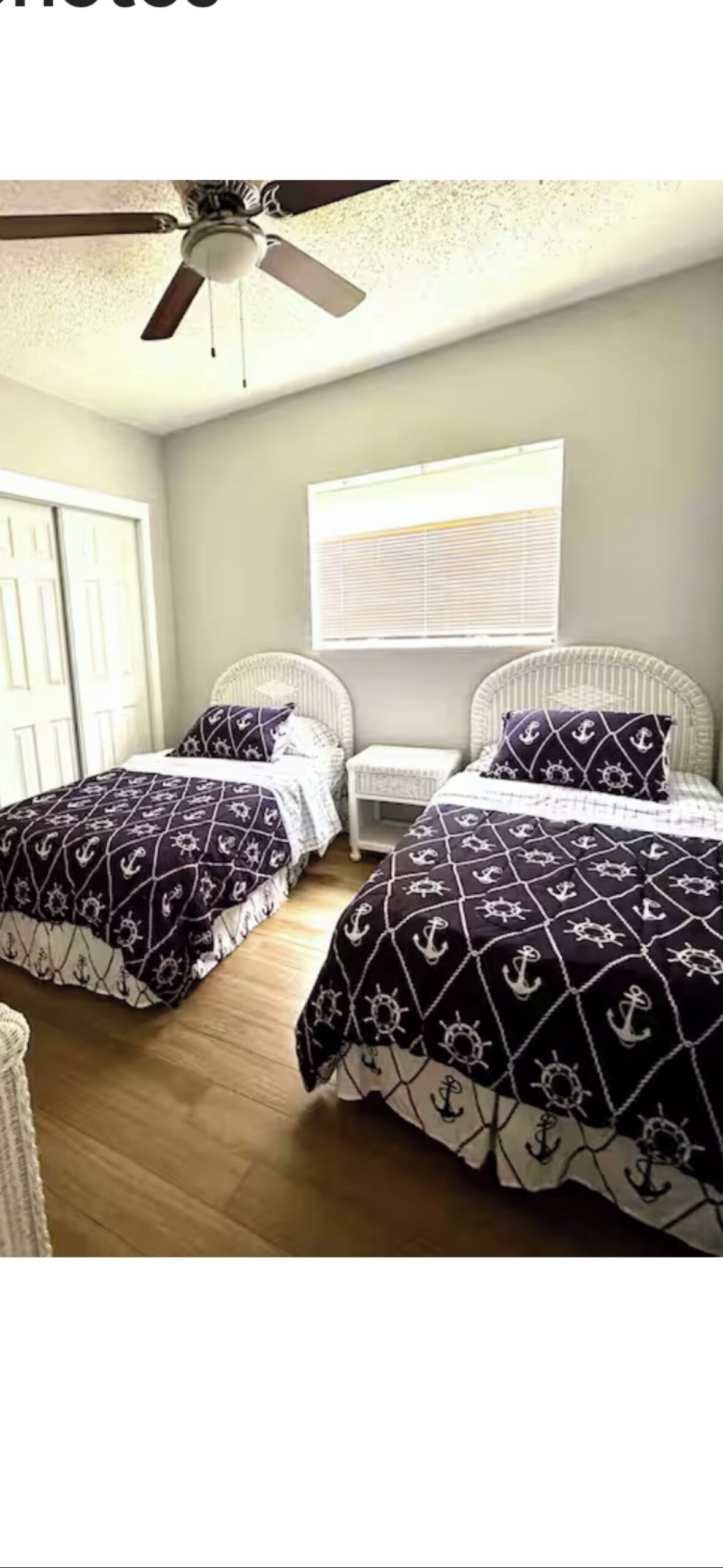 4 bedrooms, WiFi, bed sheets