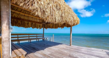Dazzling beach stay with a balcony - pool, bikes, canoes, grill, & dock access
