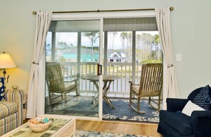 Flat-screen TV, streaming services