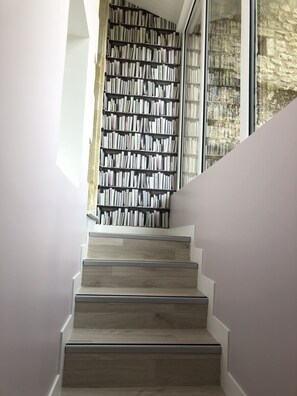 Casa de campo de lujo, 2 habitaciones, vista al patio, en el área del jardín | Sábanas de algodón egipcio y ropa de cama de alta calidad 