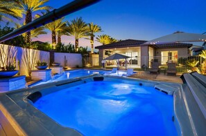 A heated pool - Splash Pad! Brand New Family Friendly Home!  Endless Pools Swim Machine! (La Quinta)