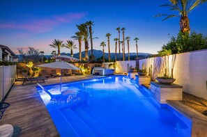 Una piscina riscaldata