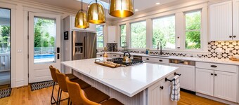 Union Pier Home With Pool and Hot Tub! Close To Private Beach!