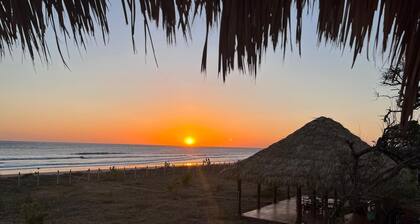 Cabana Mitchell is a beachfront cozy cabana at Playa Tesoro