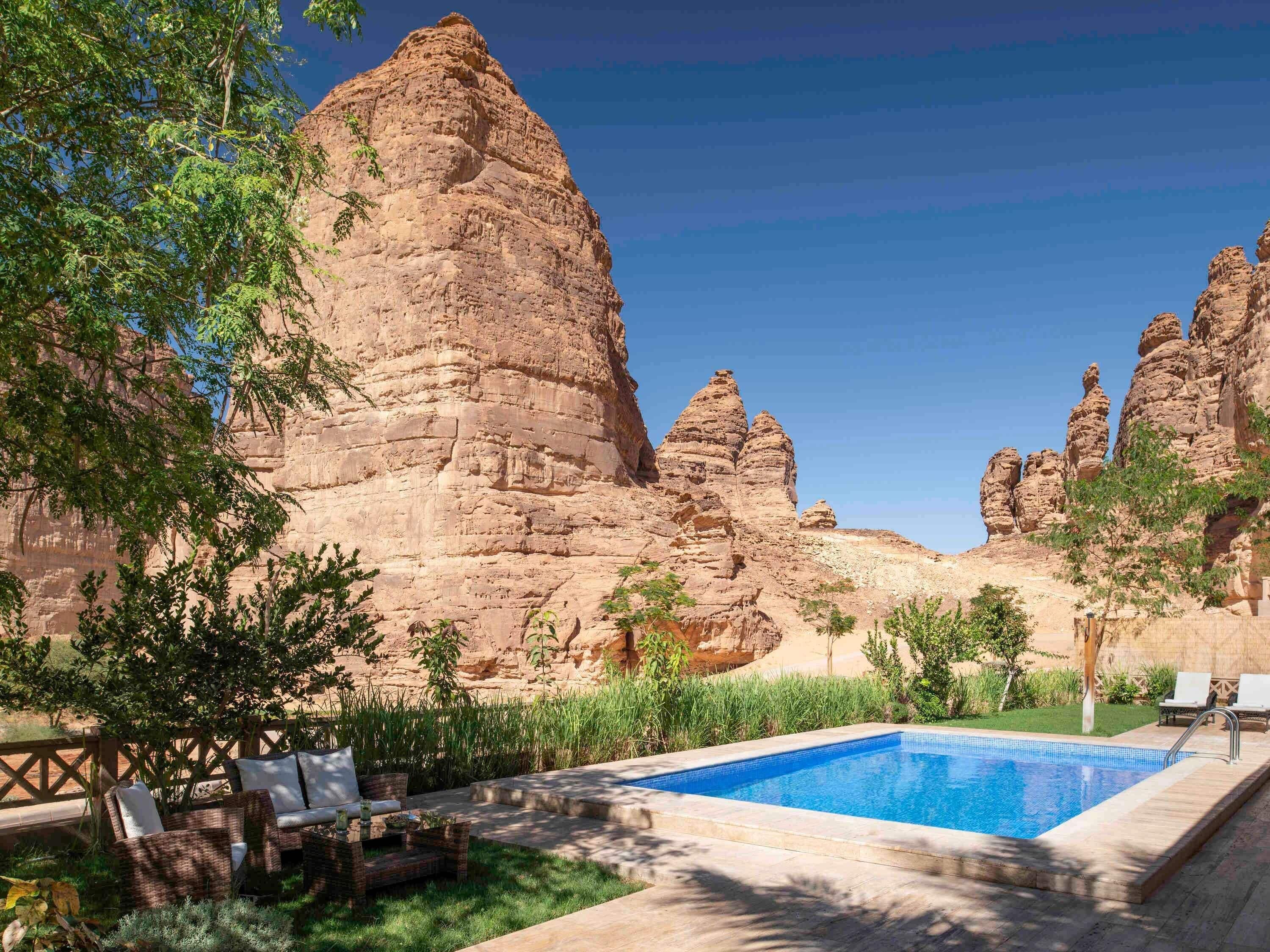 Oasis Pool Villa | Minibar, in-room safe, individually decorated, individually furnished