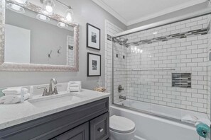 Hair dryer, towels
