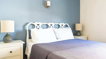 1 slaapkamer, een strijkplank/strijkijzer, wifi, beddengoed