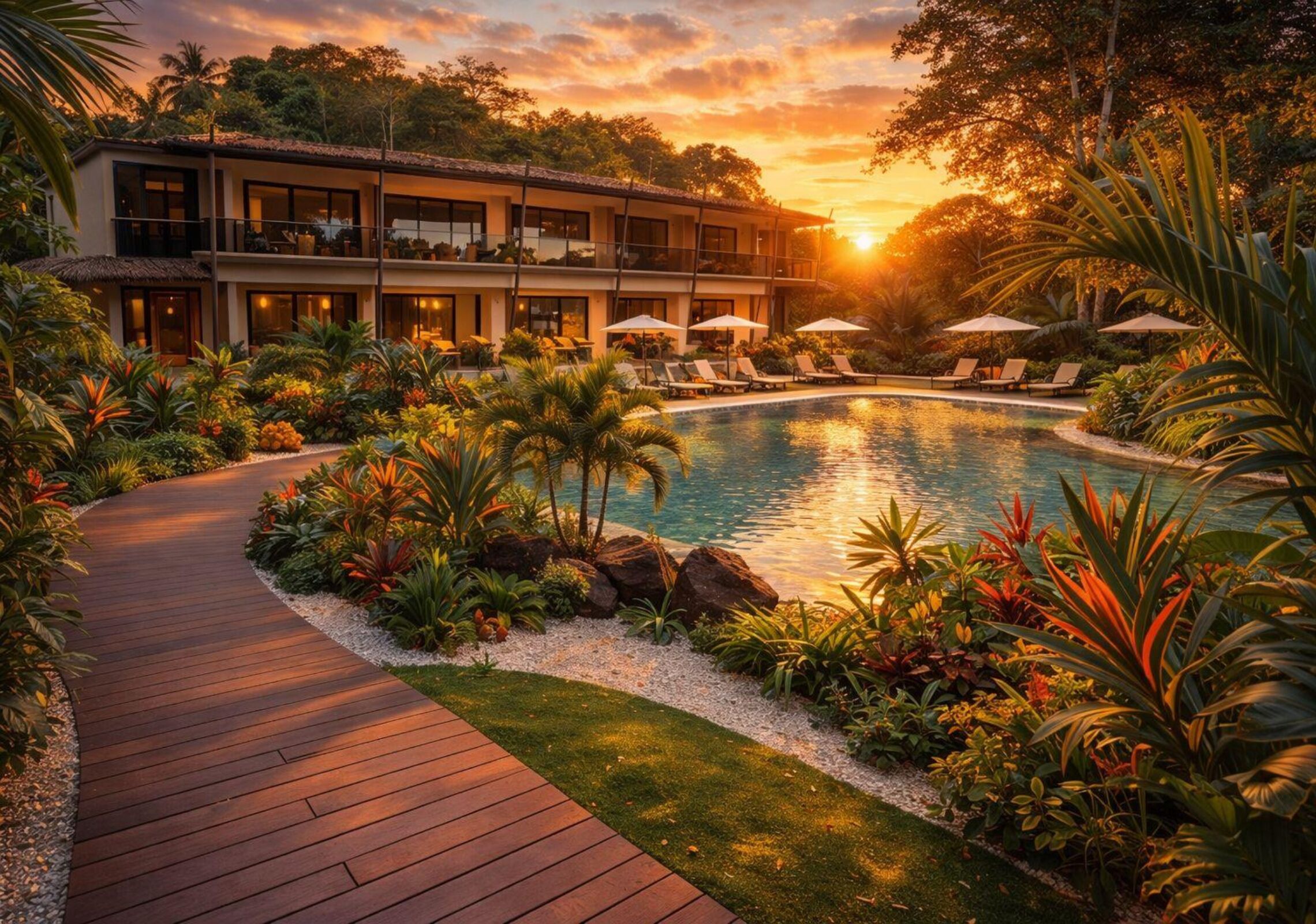 Majoituspaikan julkisivu