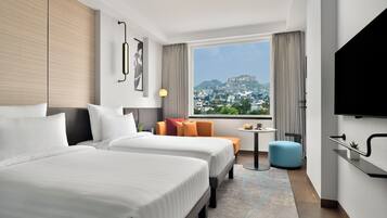 Superior Twin Room, 2 Single Beds (Fort View) | Egyptian cotton sheets, premium bedding, down duvets, memory-foam beds