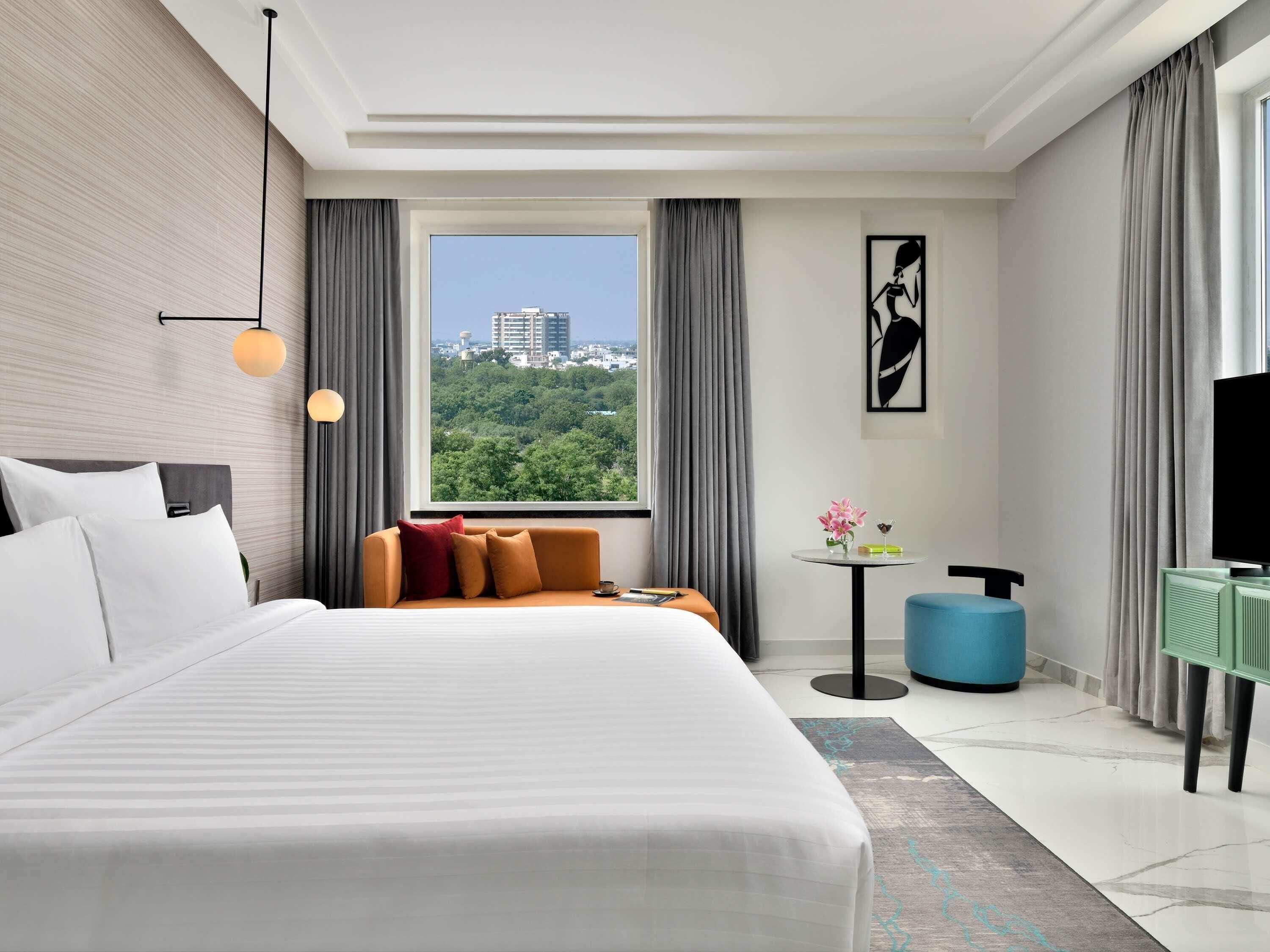 Junior Suite, 1 Double Bed with Sofa bed (Cazri View) | Egyptian cotton sheets, premium bedding, down comforters