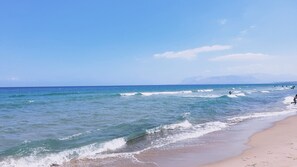 Accommodatie ligt op het strand