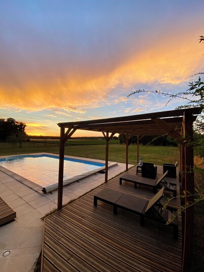 Charming stone gîte with private pool. Escape into the French countryside.