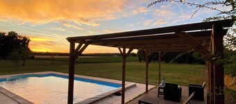 Charming stone gîte with private pool. Escape into the French countryside.