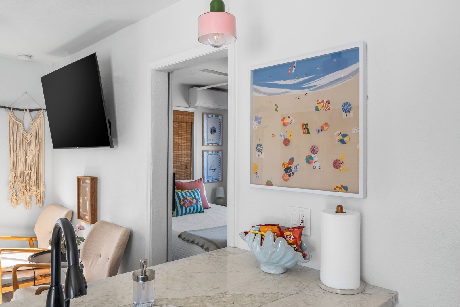 1 dormitorio, tabla de planchar con plancha, wifi gratis y ropa de cama
