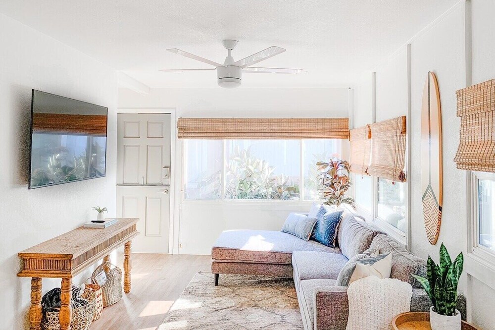 Rockaway South- Boho-Coastal Design, GarageParking