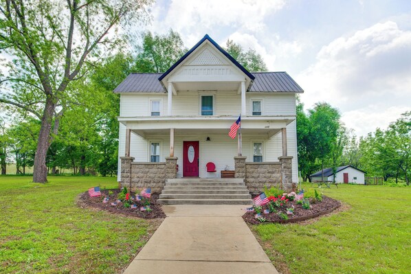 Exterior - Spacious Missouri Vacation Rental w/ Fire Pit! (Greenfield)