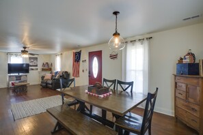 Dining - Spacious Missouri Vacation Rental w/ Fire Pit! (Greenfield)