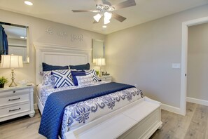 4 habitaciones, escritorio, tabla de planchar con plancha y wifi 
