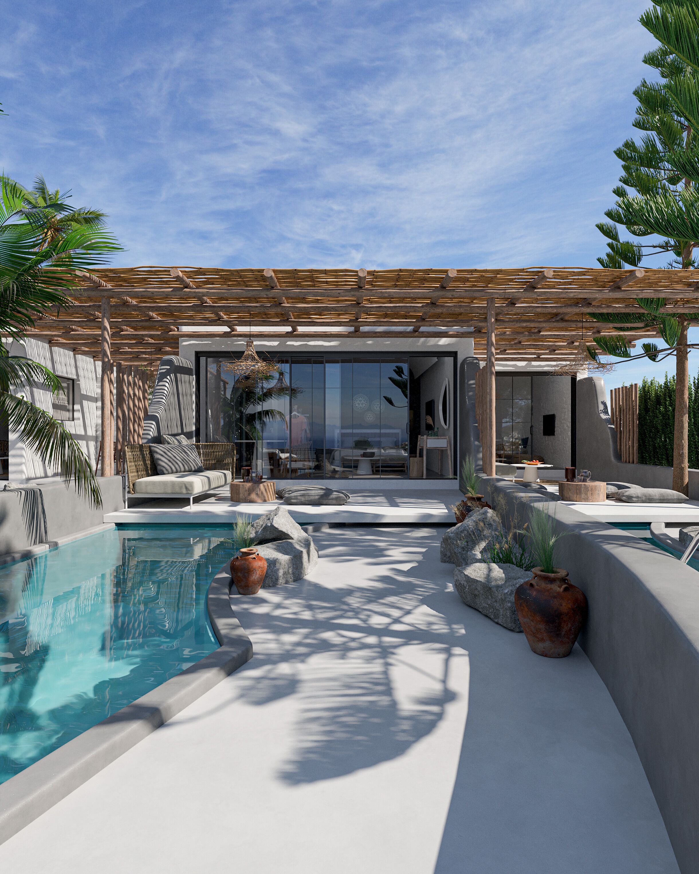 Außenpool, beheizter Pool