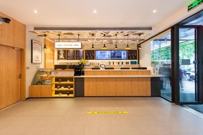 Blick von der Unterkunft