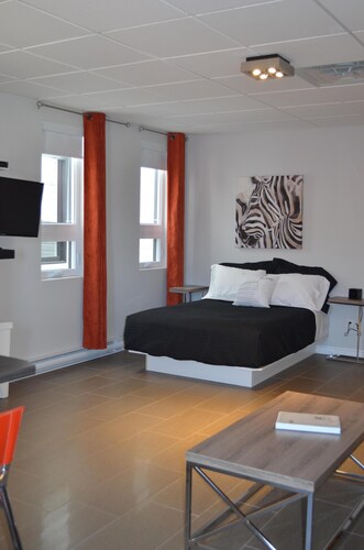 Loft with bed and sofa bed on the rue Principale (Le Chic-urbain)
