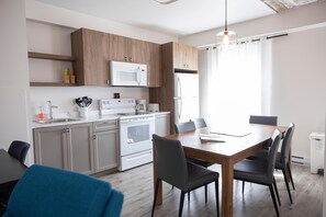 Fridge, microwave, coffee/tea maker