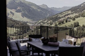 Appartement panoramique, 4 chambres, patio, vue sur la montagne (Hochsitz) | Vue de la chambre