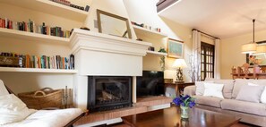 TV, ping pong, books