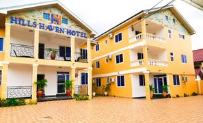 Façade de l’hébergement