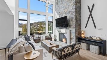 電視、壁爐、 辦公室