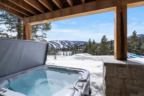 Utendørs boblebad