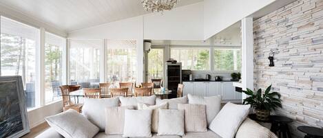 Télévision, cheminée, Netflix, services de streaming