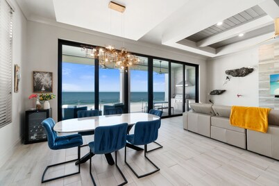 Luxurious Beachfront Vacation Getaway | 4-Bedroom, 4.5-Bath w/ Heated Pool & Spa | Sleeps 12