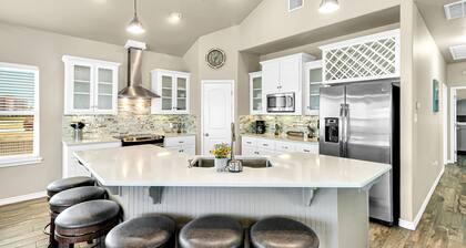 Spacious gulf view home on north beach with enclosed yard & balconies