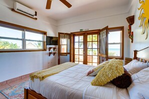 Een strijkplank/strijkijzer, gratis wifi, beddengoed