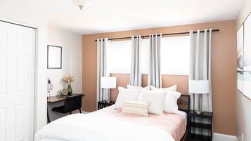 2 bedrooms, desk, iron/ironing board, free WiFi