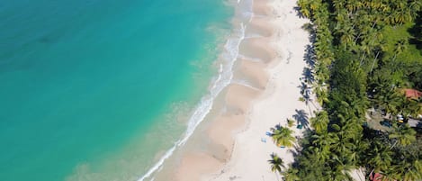 Beach nearby, white sand