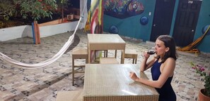 Terrace/patio - Taganga Dive Inn (Santa Marta)