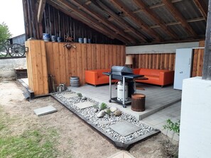Terrace/patio - Idyllischer Bauernhof 3 (Wildensbuch)