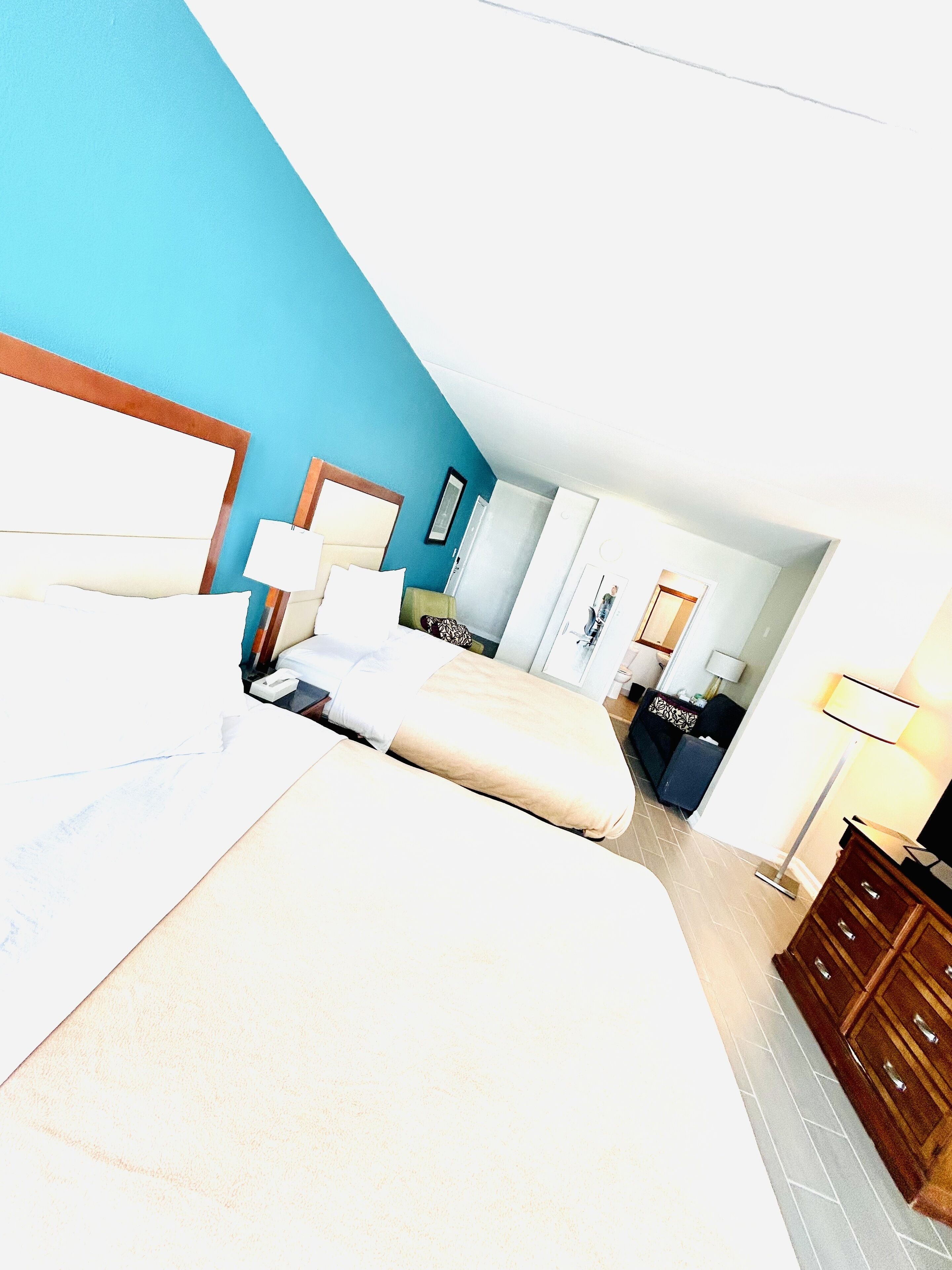 superior room | hypo-allergenic bedding, down duvets, select comfort beds