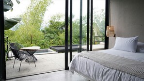 Vila com design assinado | 1 quarto, frigobar, cofres nos quartos, escrivaninha