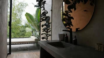 Signature Villa | Bilik Mandi | Pancuran mandi, hulu semburan mandi hujan, pengering rambut