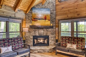 Interior - Reserve your Getaway at The Rustic Retreat-3 private acres! (Blue Ridge,)
