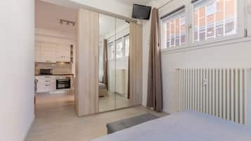 1 Schlafzimmer, Bügeleisen/Bügelbrett