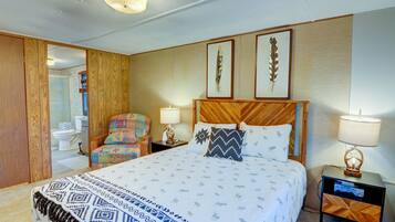 4 slaapkamers, een bureau, een strijkplank/strijkijzer, gratis wifi